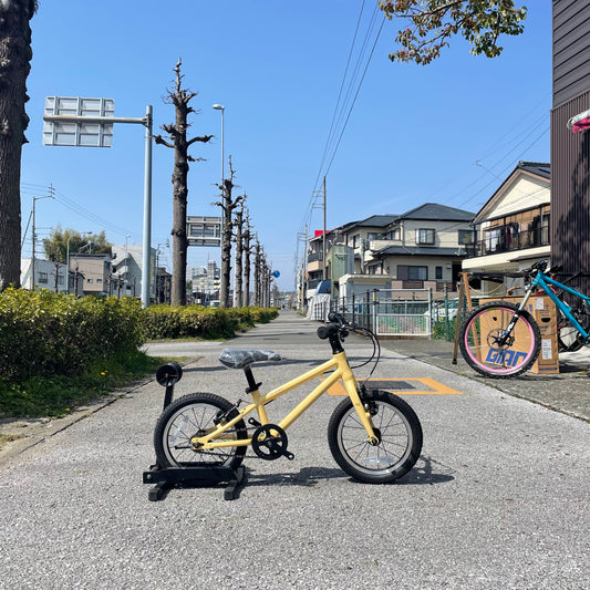 ZIT 14 Matt Beige - ジット14 マットベージュ 超軽量キッズバイク - 高知の自転車専門店 Cycling Shop ヤマネ