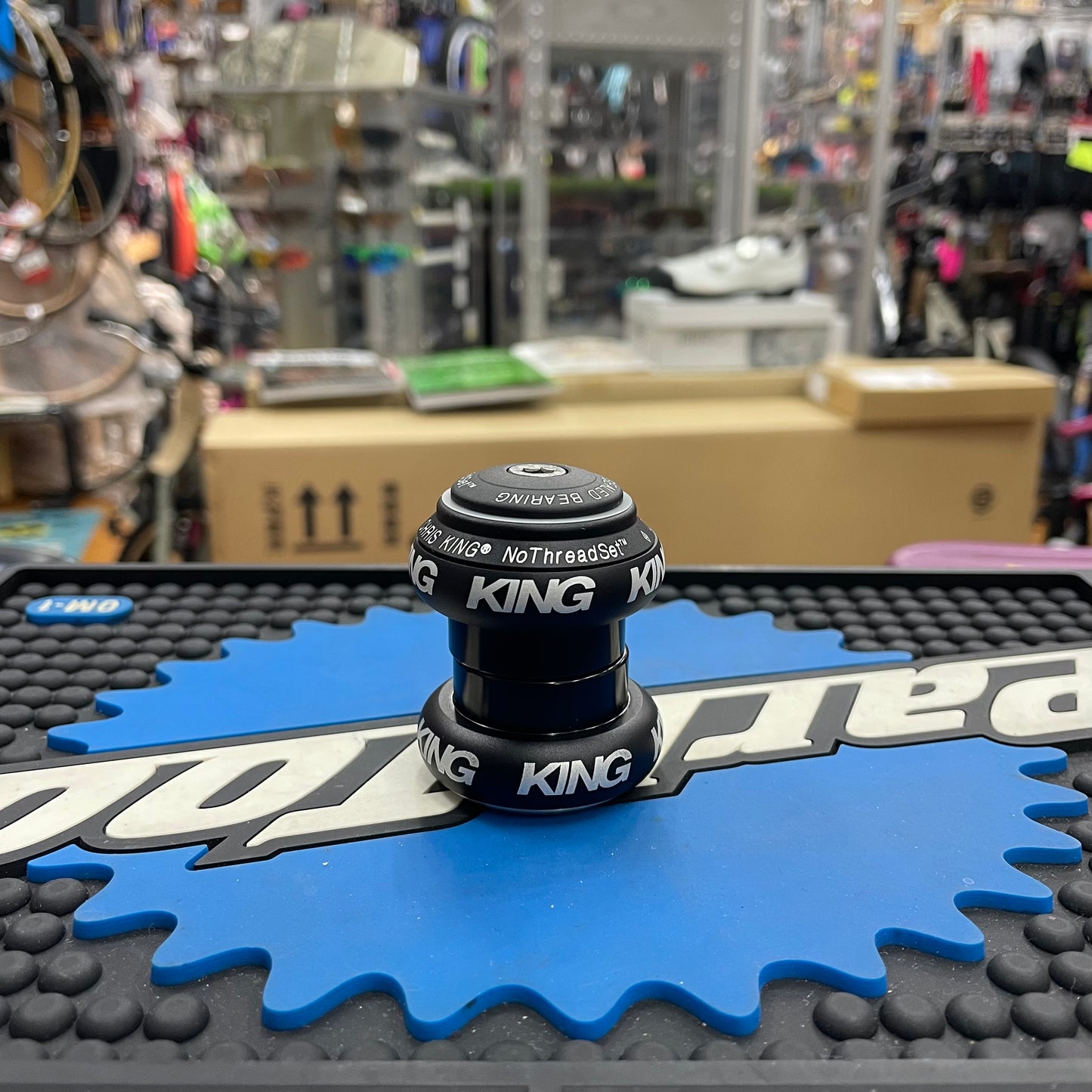 CHRISKING NOTHREADSET 1” Matte Black - クリスキング ノースレッドセット1インチ マットブラック - 高知の自転車専門店 Cycling Shop ヤマネ