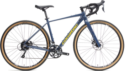Corratec A-ROAD GRAY BLUE/YELLOW - コラテック エーロード グレイブルー/イエロー グラベルロードバイク - 高知の自転車専門店 Cycling Shop ヤマネ