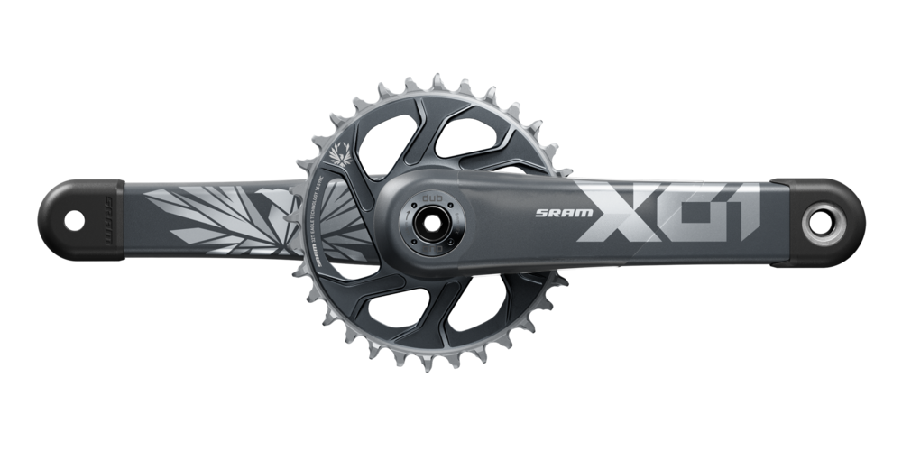 SRAM X01 EAGLE DUB CRANKSET Grey - スラムX01イーグルダブクランクセット グレー - 高知の自転車専門店 Cycling Shop ヤマネ