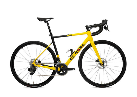 De Rosa 838 Disk Black/Yellow - デローザ 2022年モデル ご予約受付中 - 高知の自転車専門店 Cycling Shop ヤマネ