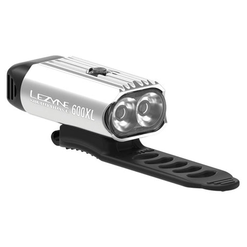 LEZYNE HECTO DRIVE 600XL Silver USB Rechargeble Light - レザイン ヘクトドライブ 600 エックスエル USB充電自転車ライト - 高知の自転車専門店 Cycling Shop ヤマネ