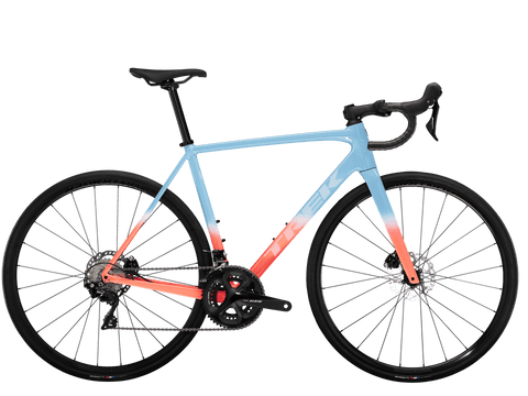 TREK EMONDA ALR 5 Azure Blue to Living Coral Fade- トレック エモンダALR5 ブルーピンクフェイド ディスクブレーキロードバイク - 高知の自転車専門店 Cycling Shop ヤマネ