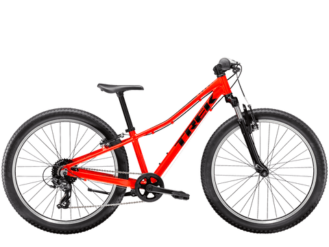 TREK PRECALIBER 24 Radioactive Red - トレック プリキャリバー24 キッズマウンテンバイク 130-150cm向け - 高知の自転車専門店 Cycling Shop ヤマネ