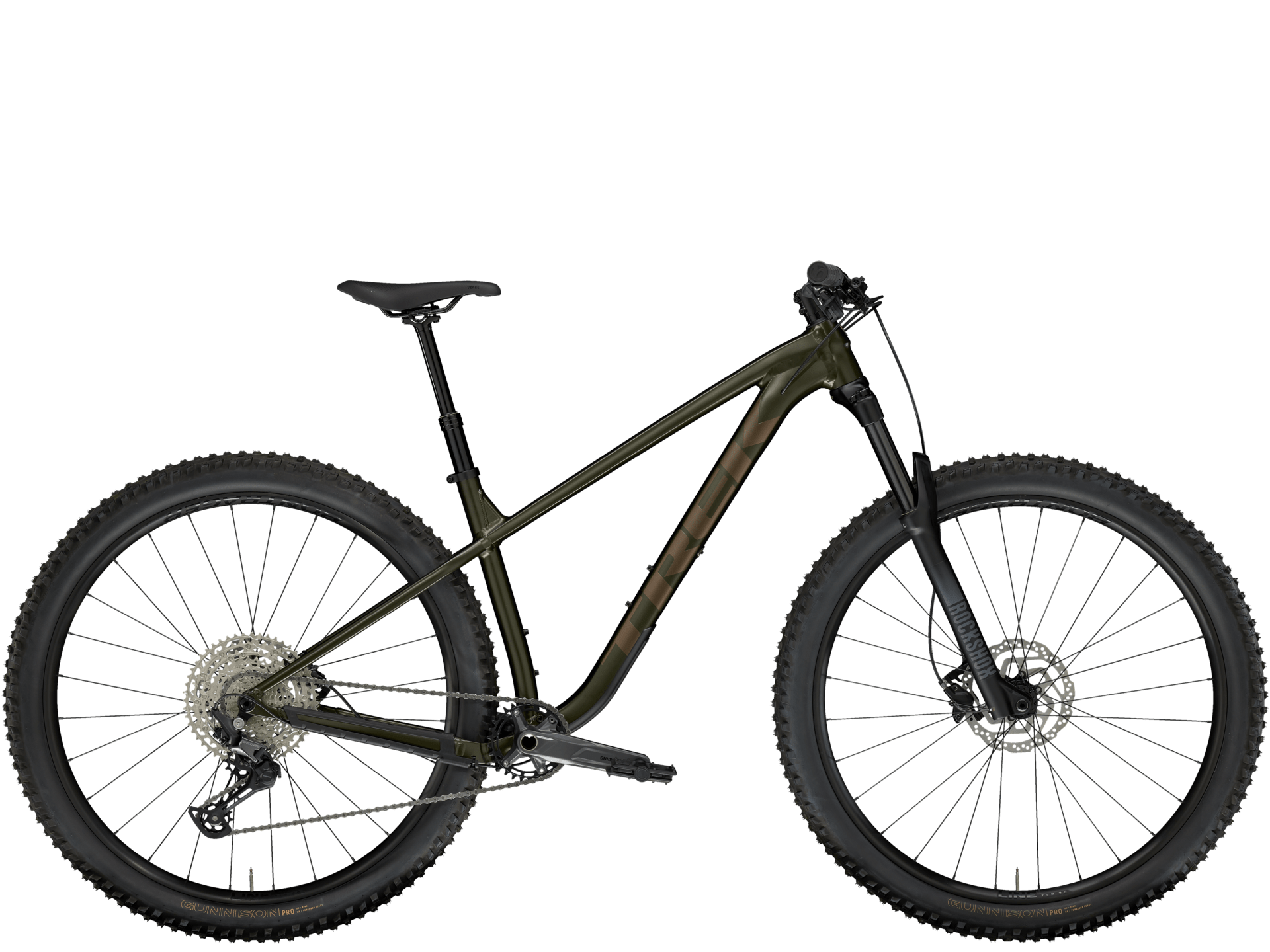 TREK ROSCOE 7 Satin Black Olive - トレック ロスコ7 サテンブラックオリーブ 2024年モデル マウンテンバイク - 高知の自転車専門店 Cycling Shop ヤマネ