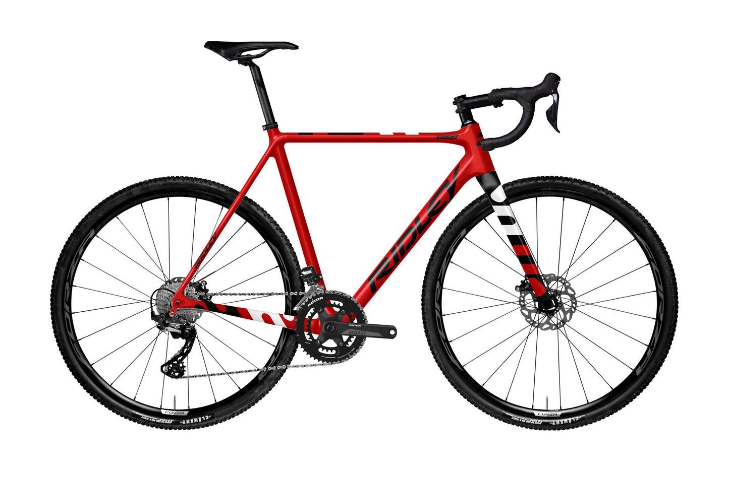 X-Night SL Disc Frameset Red