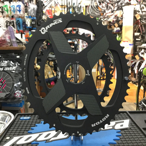 ROTOR Oval SPIDERING 52/36T - ローター 楕円一体式チェーンリング スパイダリング - 高知の自転車専門店 Cycling Shop ヤマネ