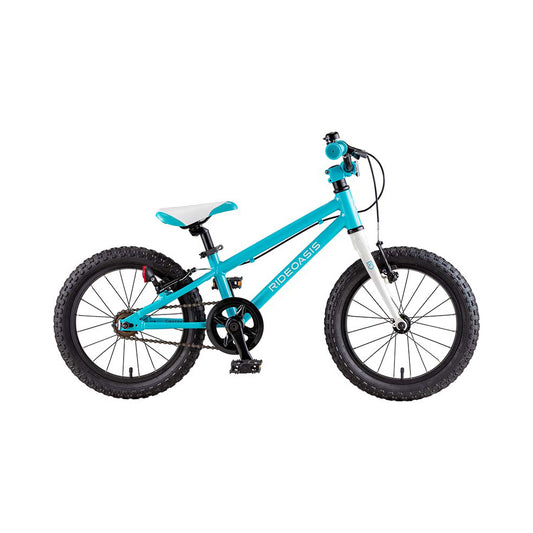 Ride Oasis x YOTSUBA CYCLE NINOEL Peacock Blue 16 - ライドオアシスxヨツバサイクル ニノエル ピーコックブルー 16インチ 子供用軽量自転車 キッズバイク - 高知の自転車専門店 Cycling Shop ヤマネ